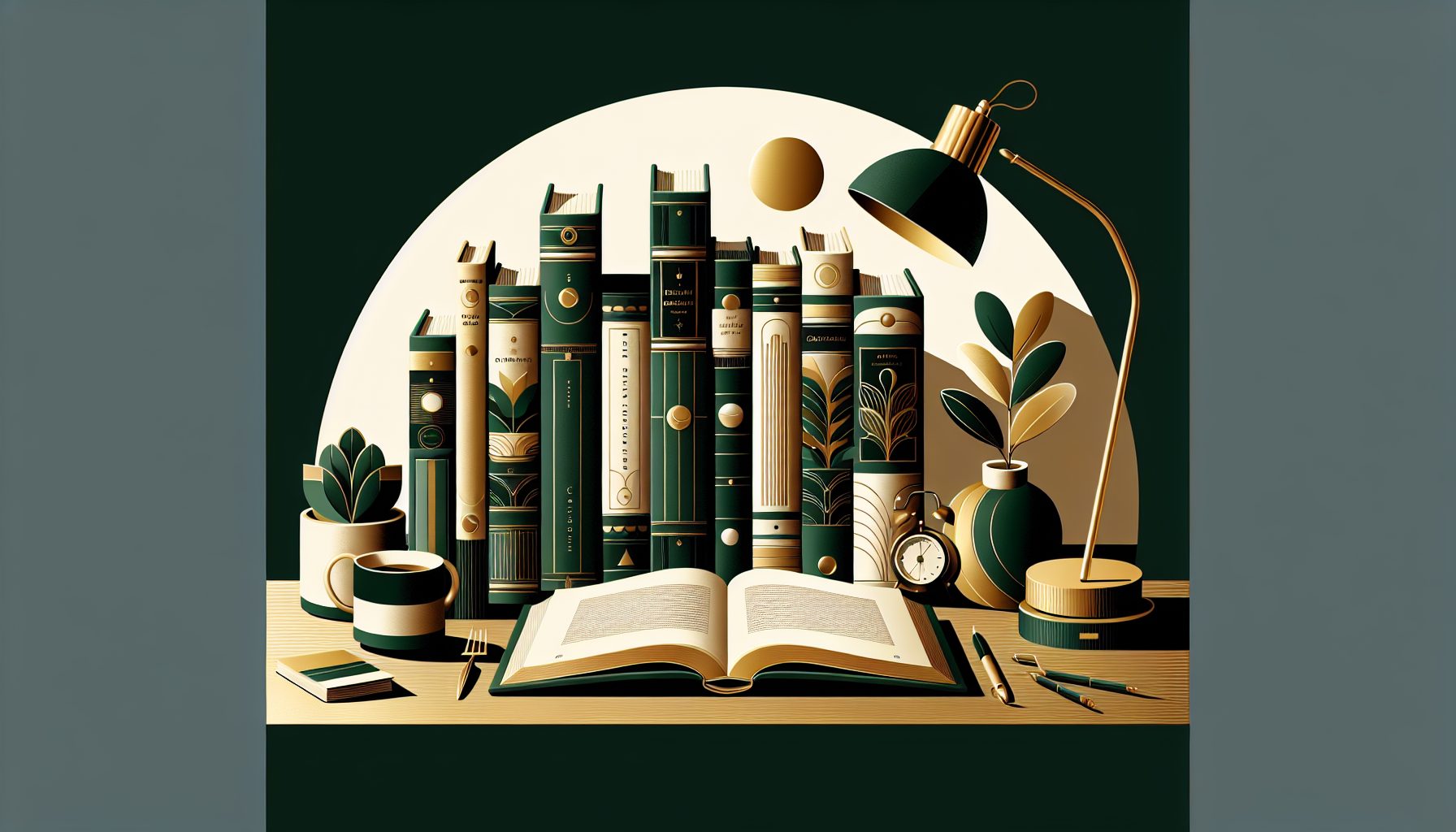 Best personal finance books on a reading desk